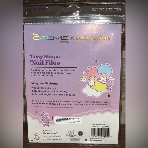 LittleTwinStars Shape Nail File Limited Edition - New - Picture 5 of 7